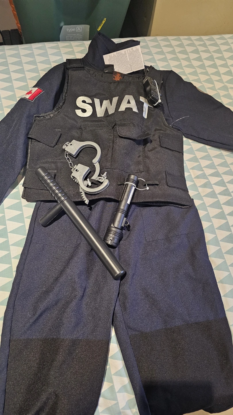 Kids SWAT Costume Size 6-7 - photo 5