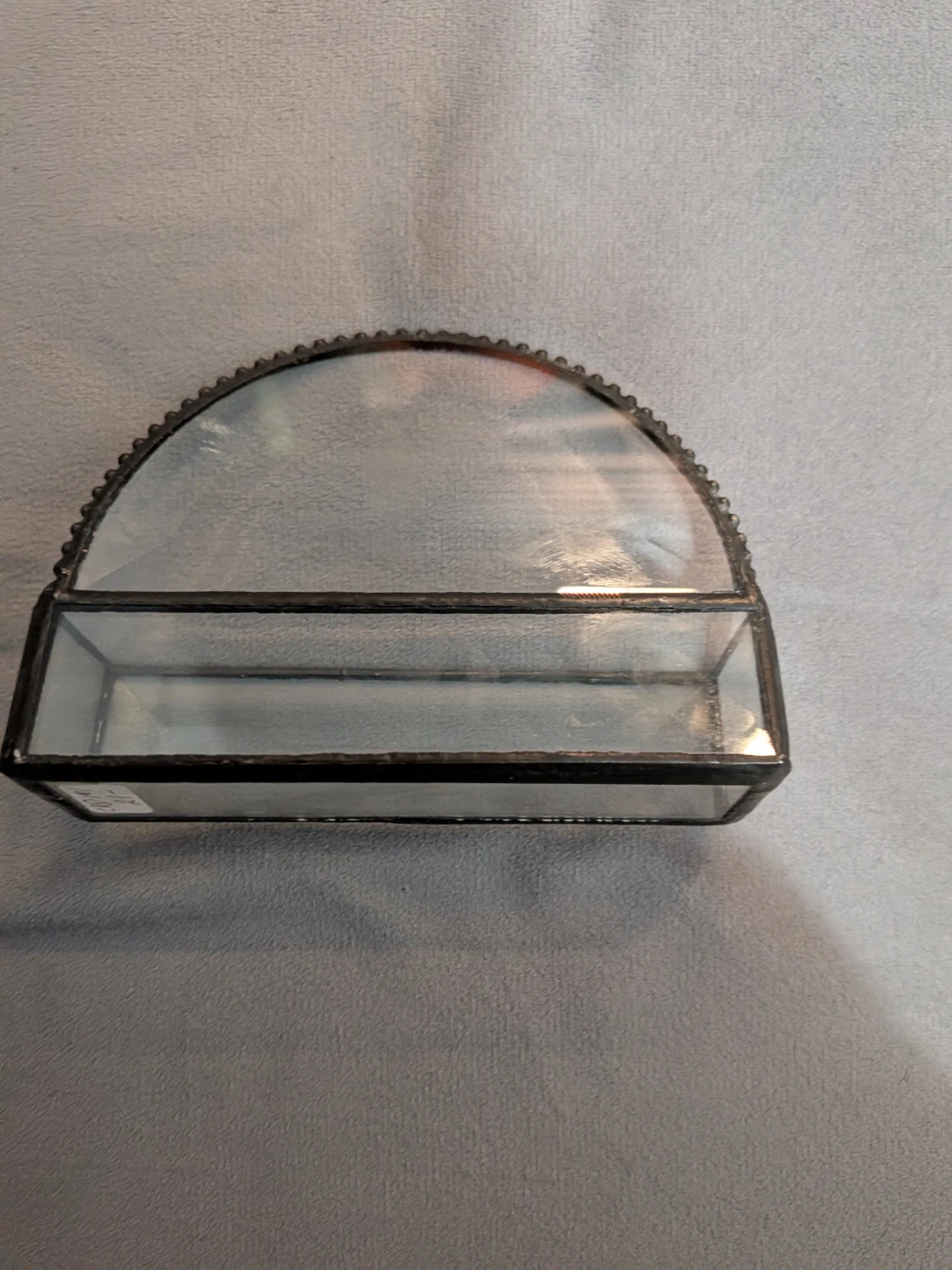 J. Devlin Beveled Glass Business Card Holder - CRD 101 Vintage - photo 2