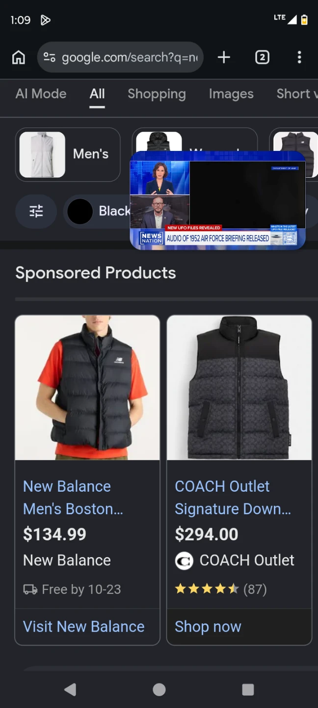 Tags still on it New Balance Men's Puffer Vest Black - photo 4
