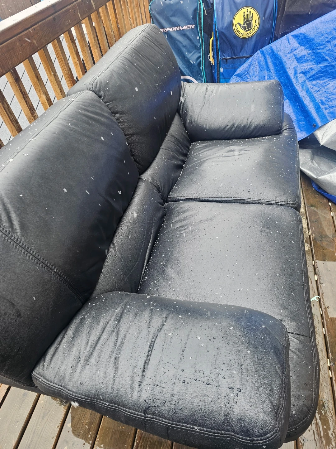 Leather couches - photo 3