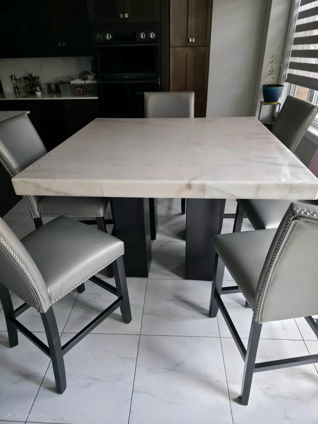 7pc Counter-Height Dining Set with Table - photo 3