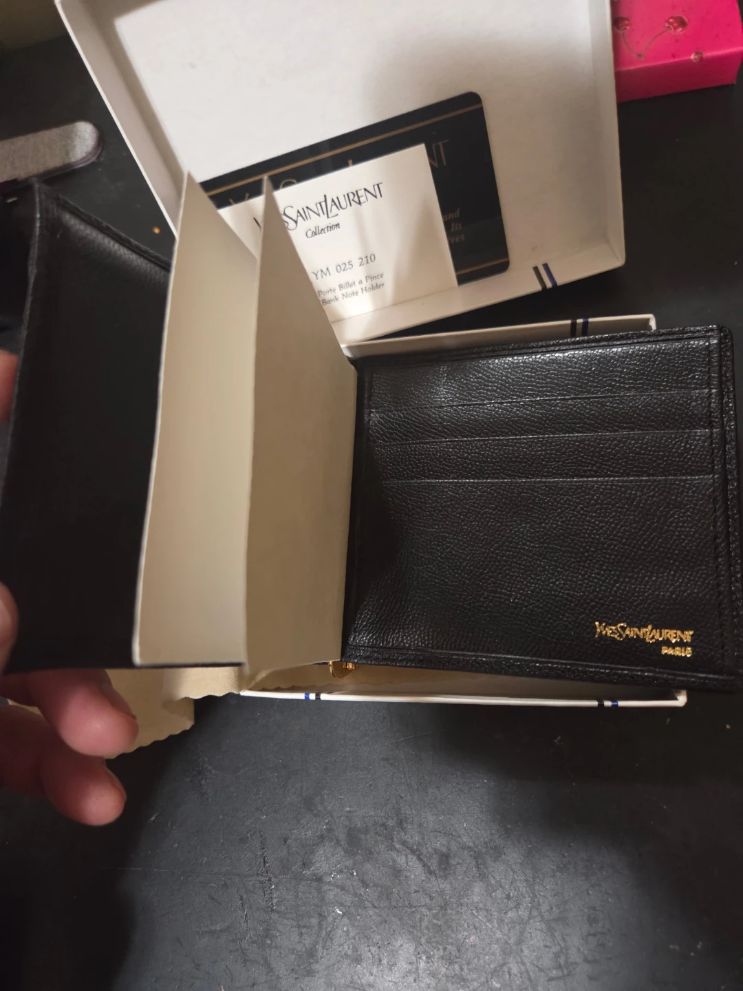 BNIB vintage Yves Saint Laurent Bank Note Holder - photo 5