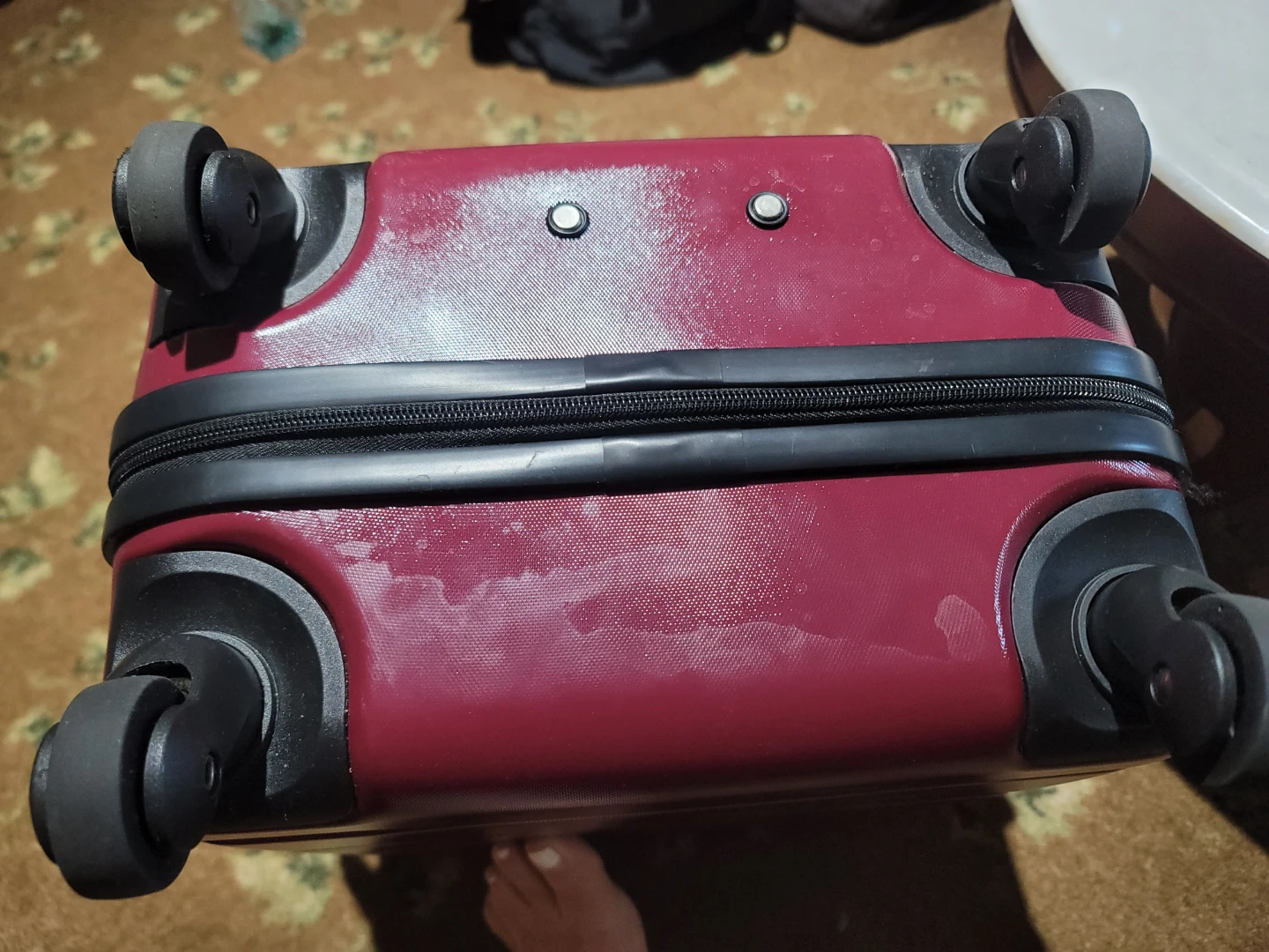 C-life Burgundy Carry-On Suitcase - photo 2
