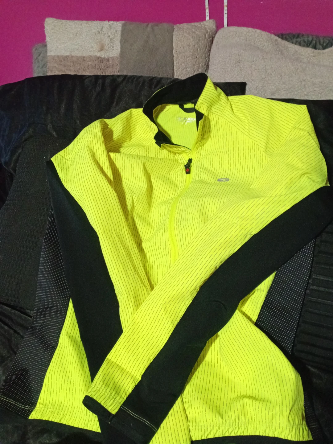 Sugoi Neon Yellow Cycling Jacket