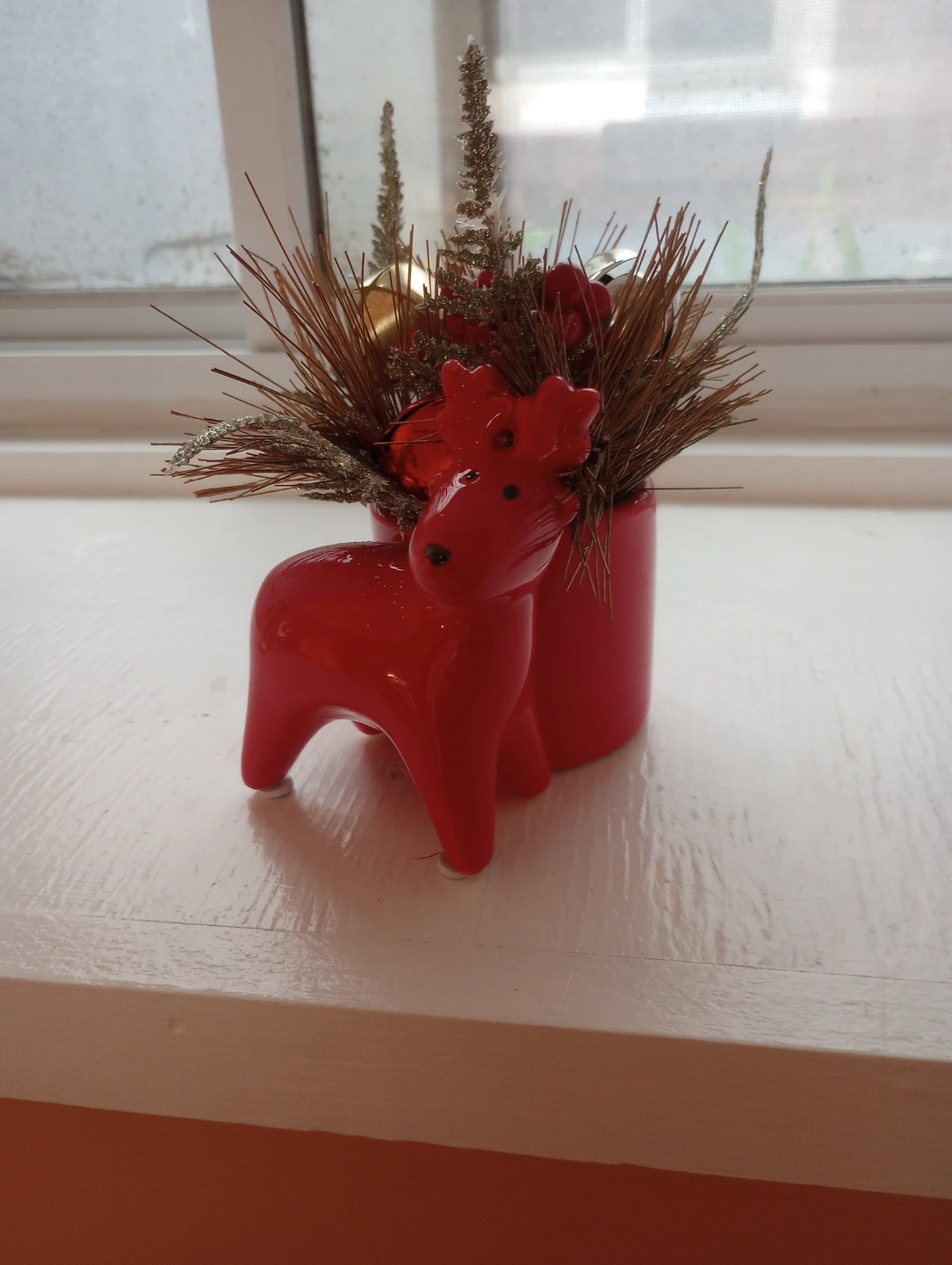 Ceramic Christmas Reindeer Ornament - photo 3