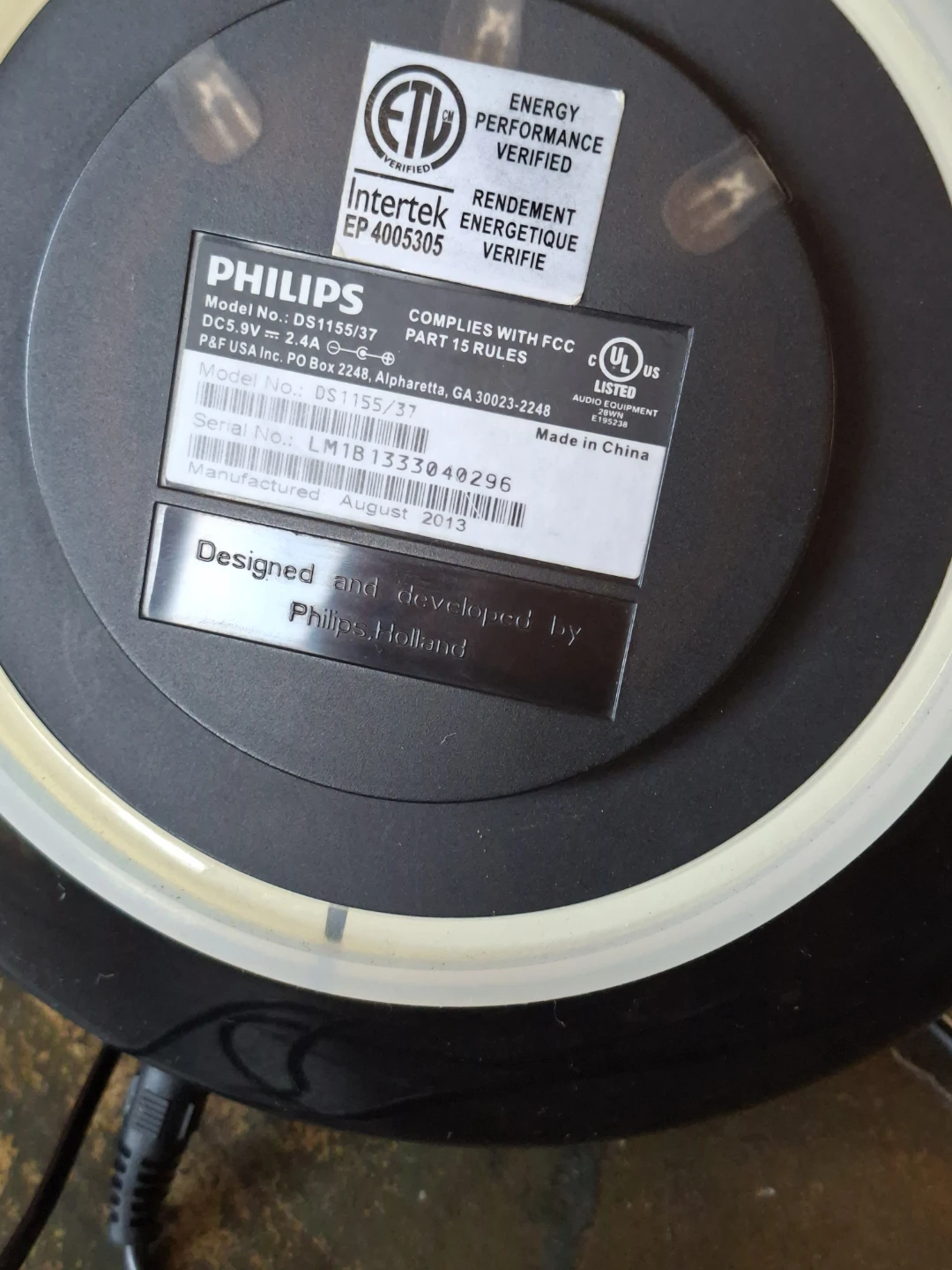 Philips DS1155/37 Speaker Dock - photo 3