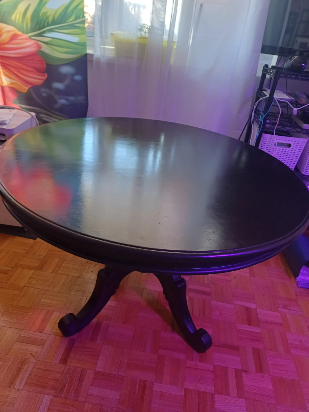 Round Mahagony Dining Table - photo 3