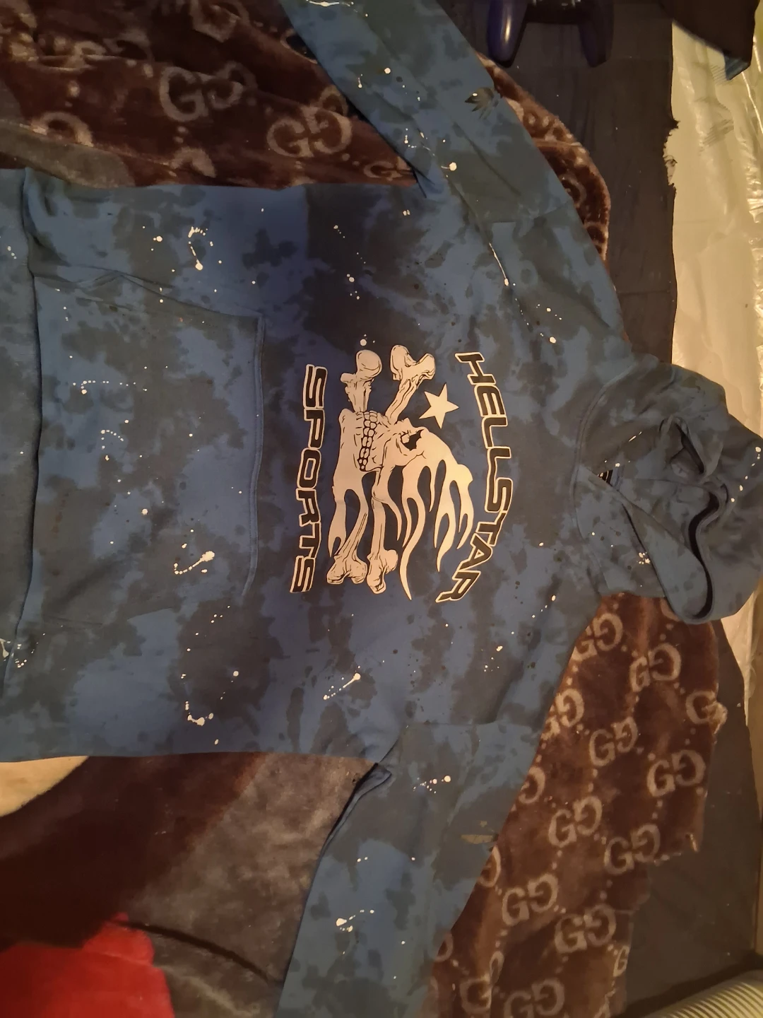 Hellstar Sports Blue Hoodie