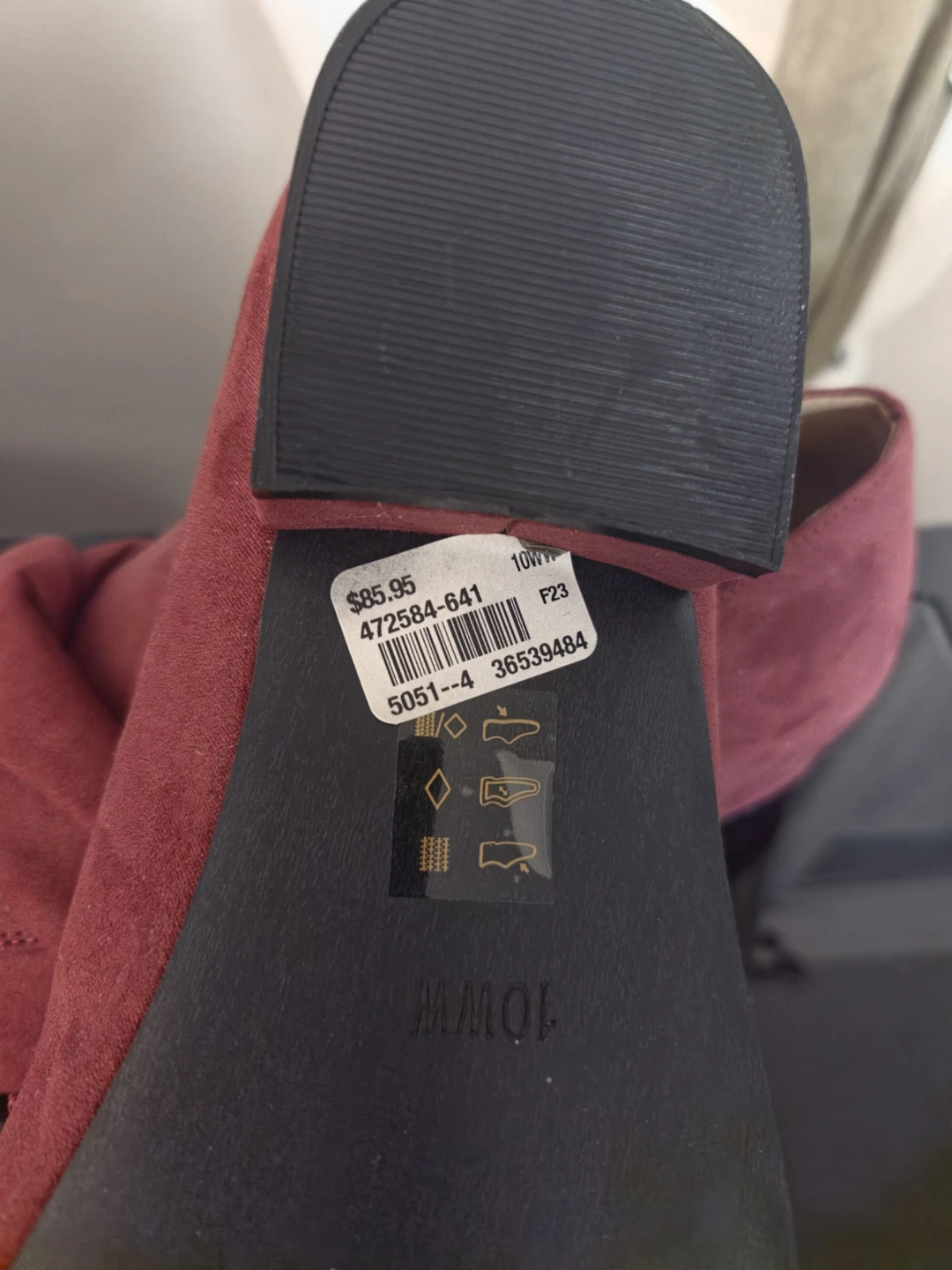 Penn Penningtons Burgundy Suede Loafers - photo 2
