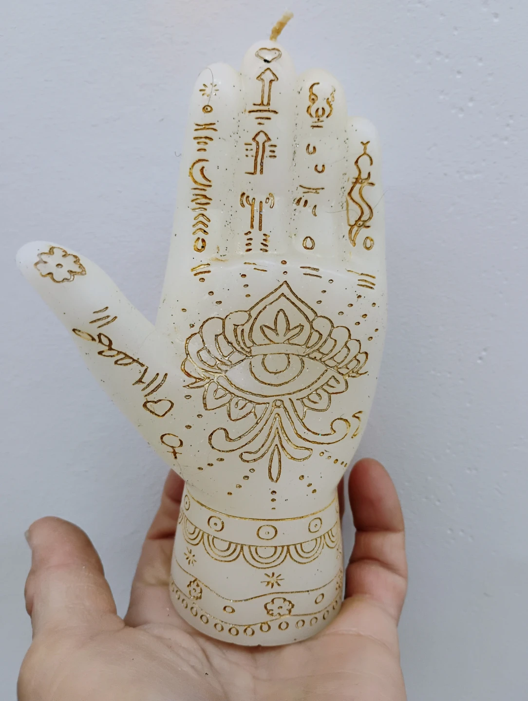 Hamsa Hand Shaped Decorative Candle