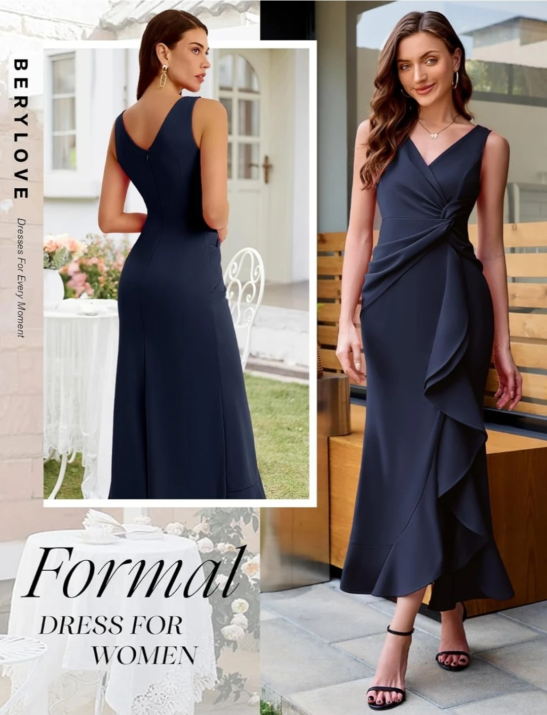 BeryLove Navy Formal Dress - photo 4