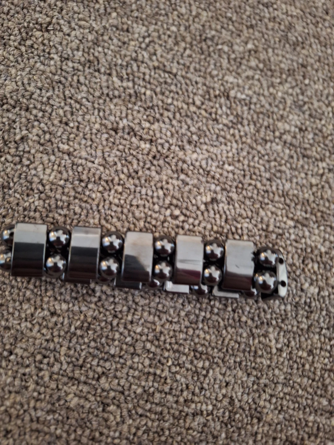 Magnetic hematite bracelet - photo 2