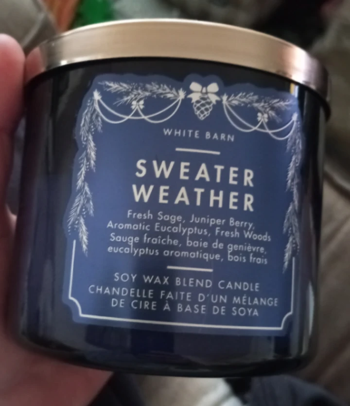 White Barn Sweater Weather 3-Wick Candle