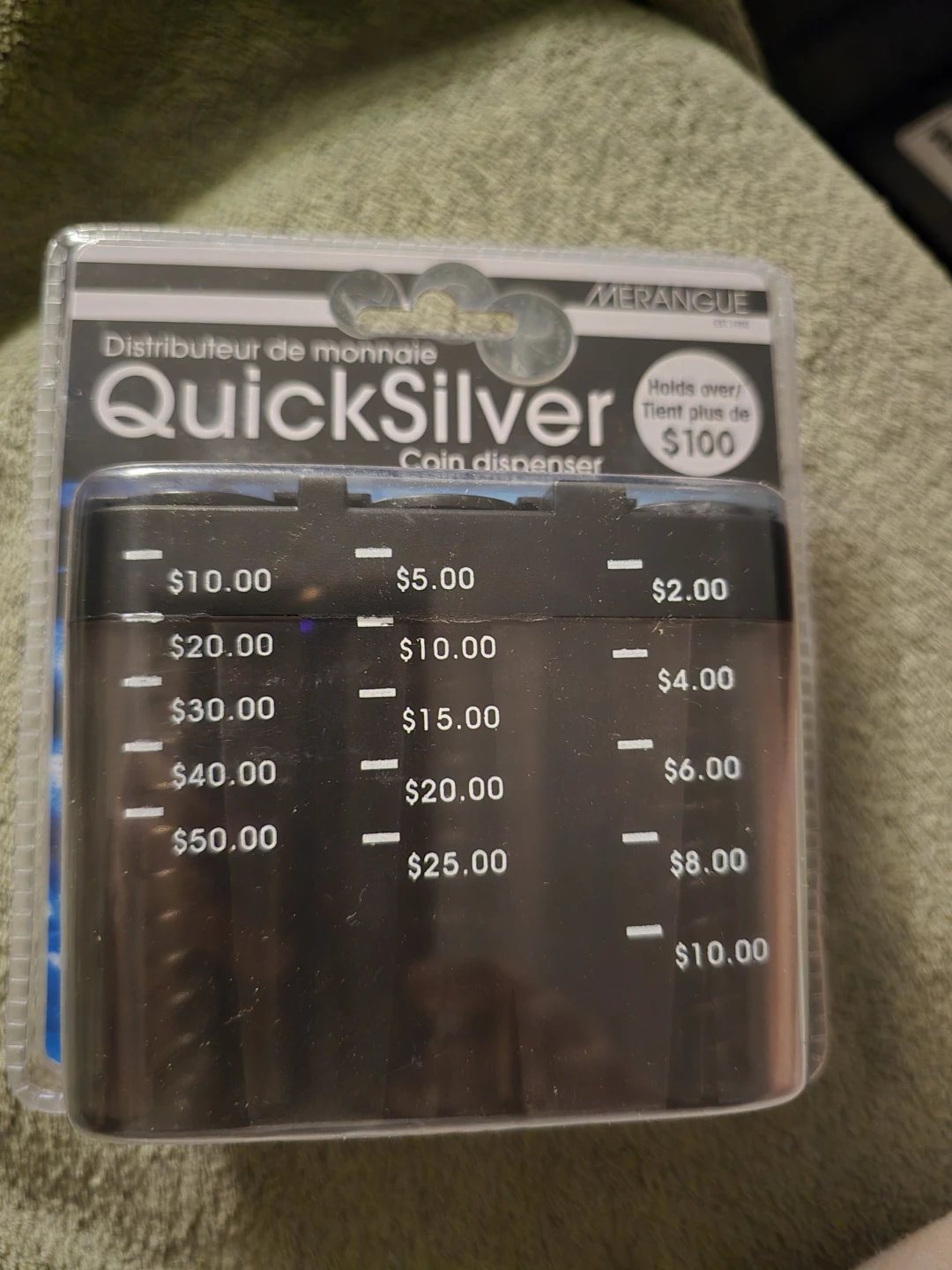 Merangue QuickSilver Coin Dispenser