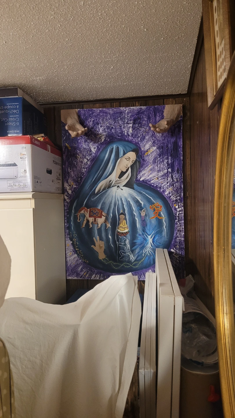Acrylic painting