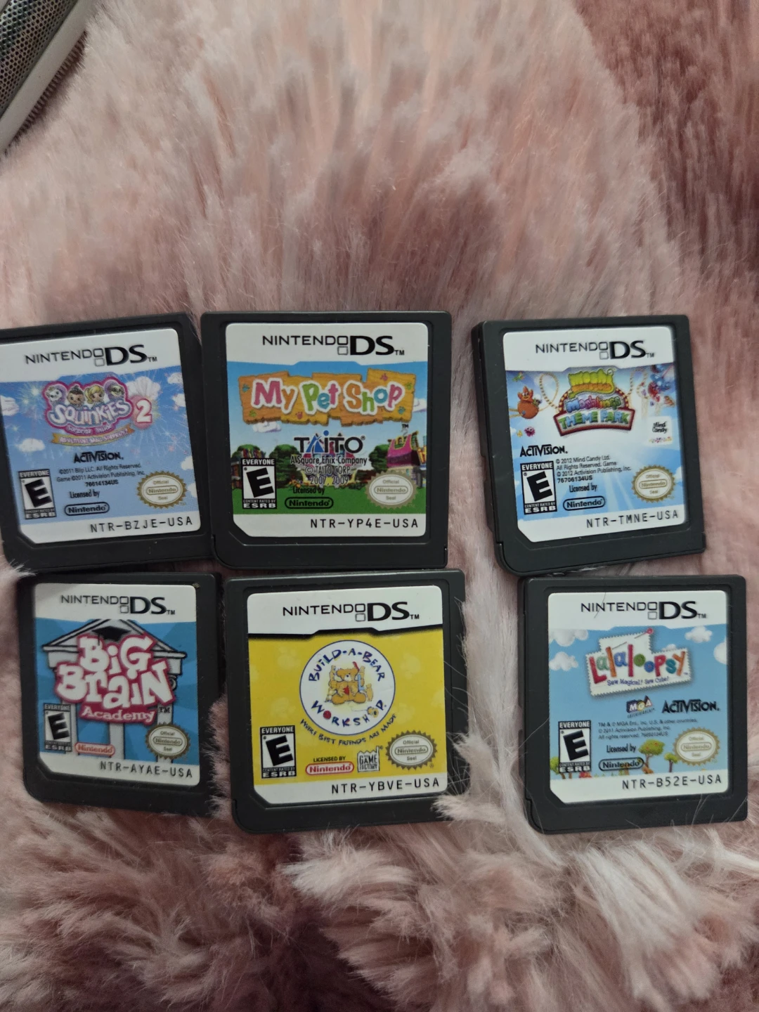 Set of 6 Nintendo DS Games