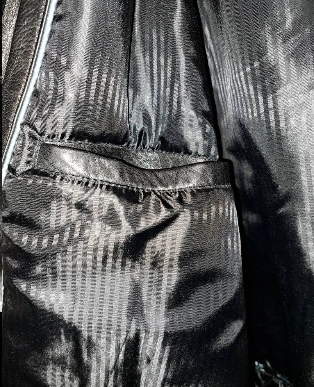 Boston Harbour Black Leather Jacket - photo 5