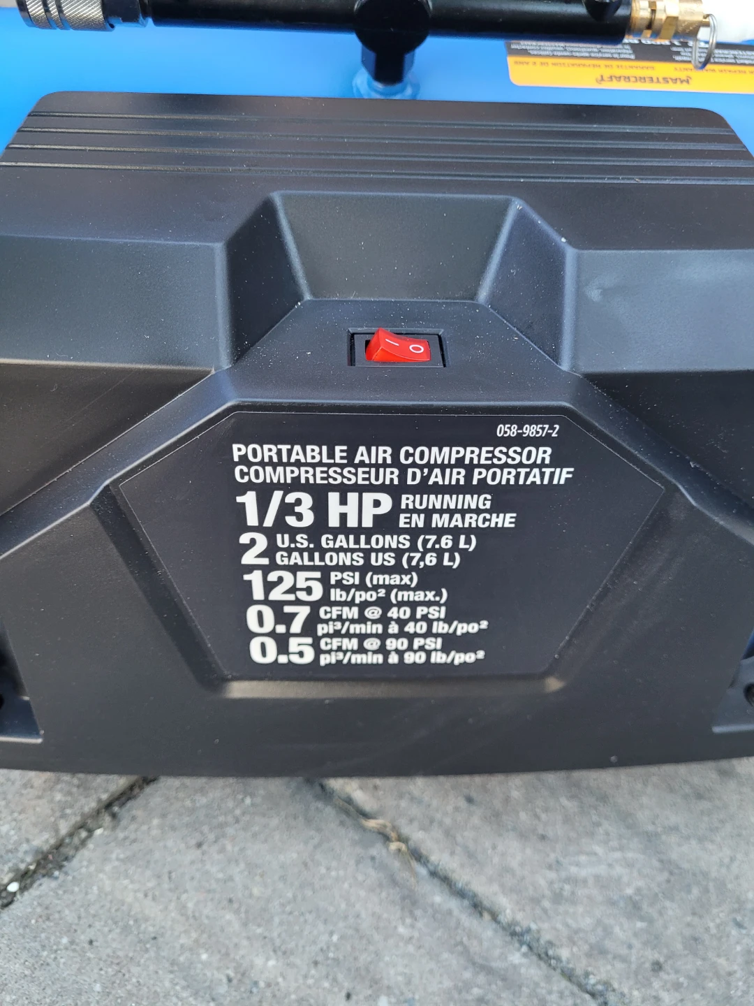 Mastercraft 2-Gallon Portable Air Compressor Kit - photo 3