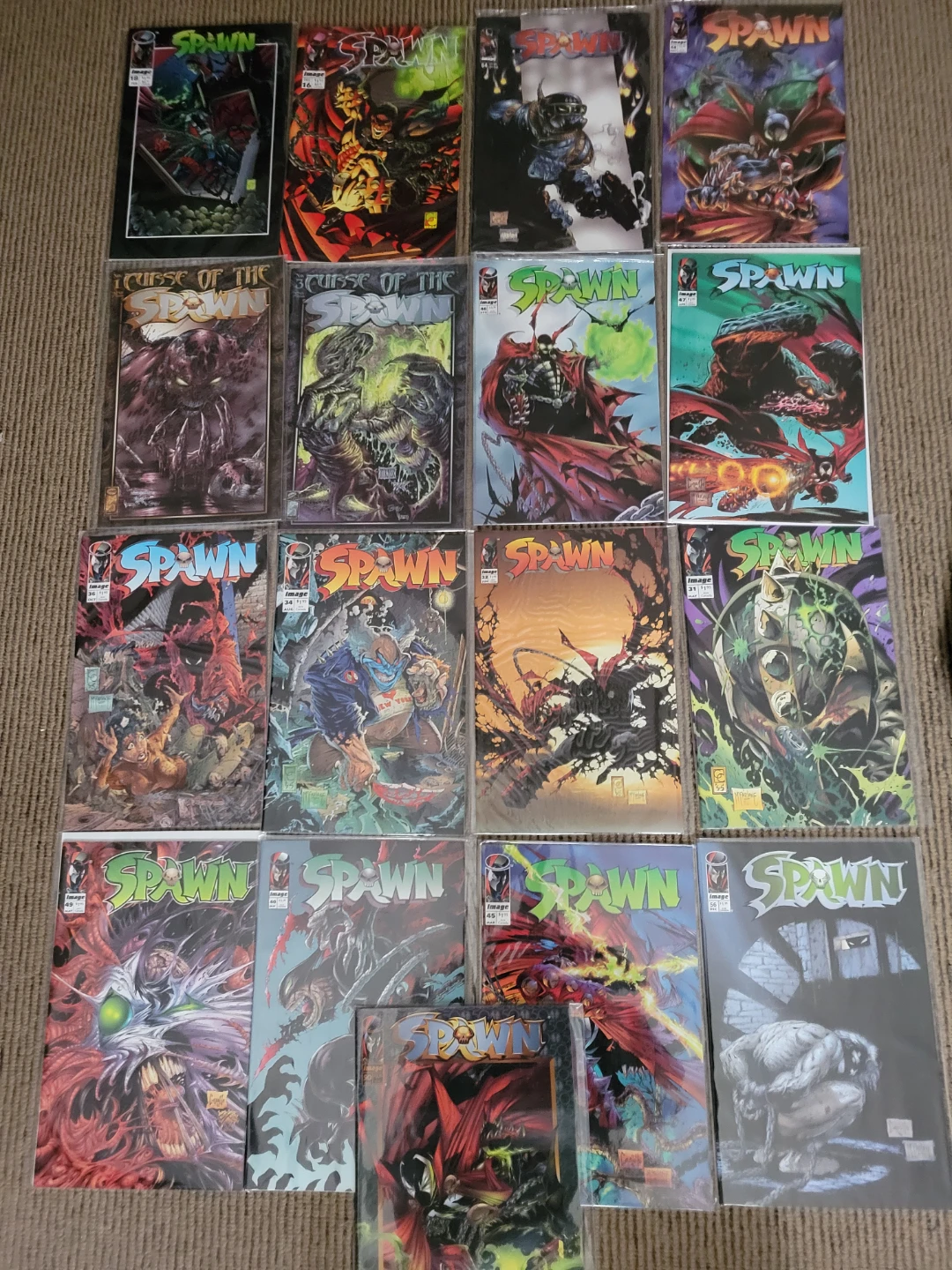 Collection of 17 Spawn Comic Books