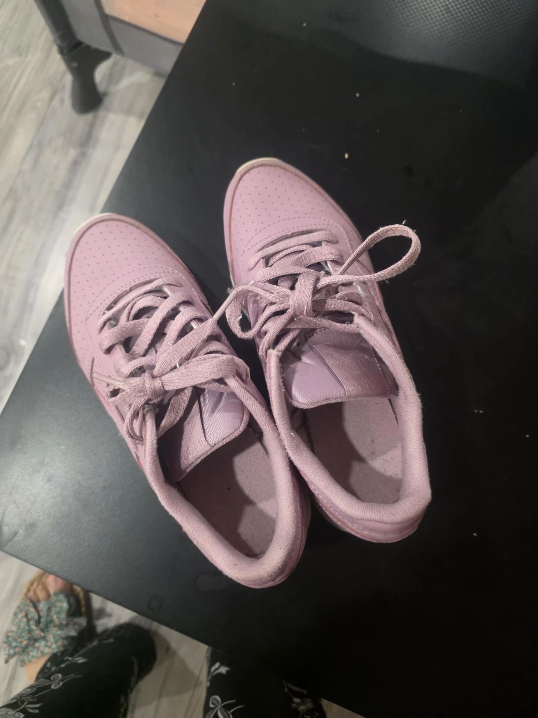 The Pink Reebok Sneakers