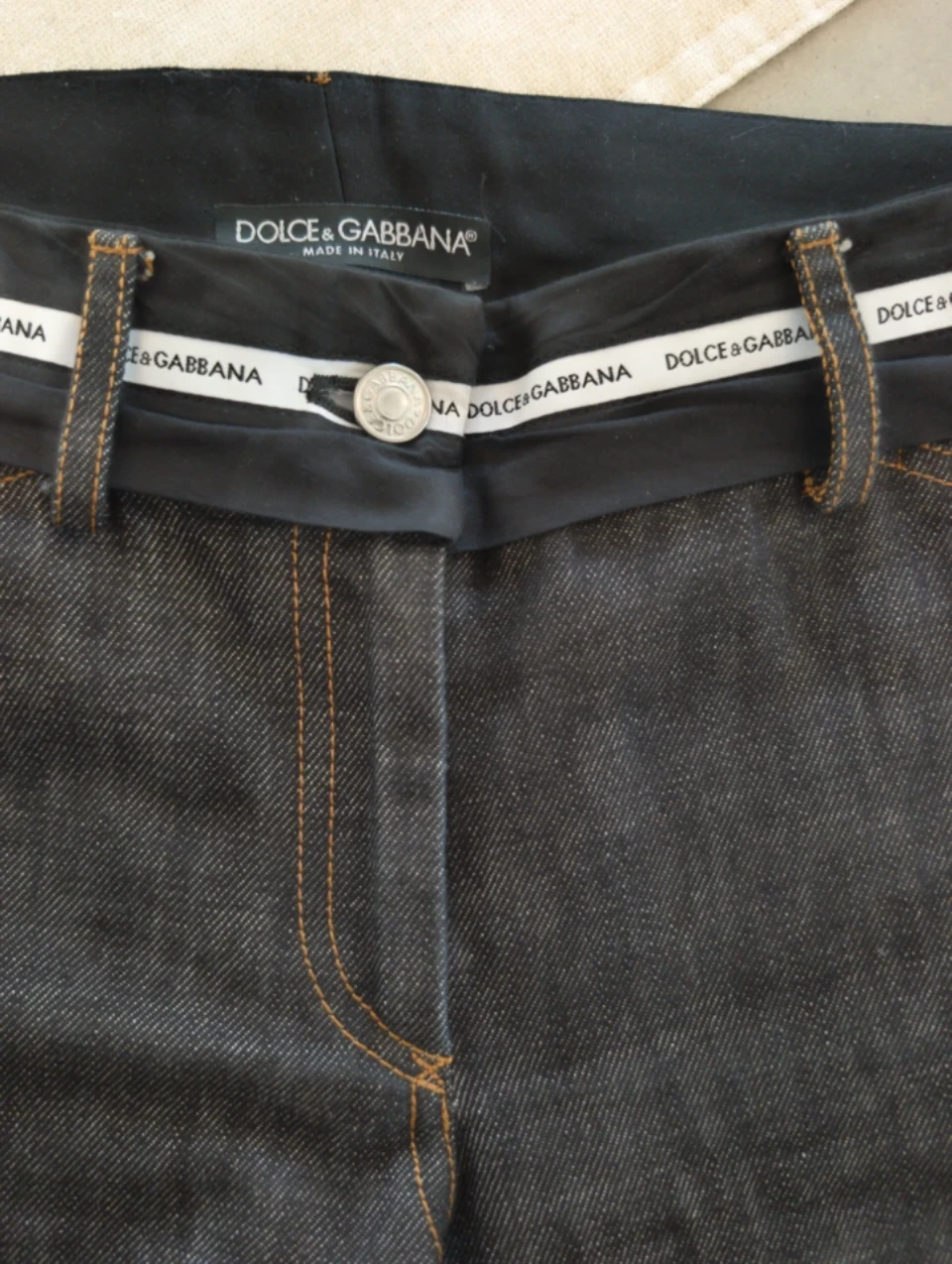 Authentic Vintage Dolce & Gabbana Low-Rise Flare