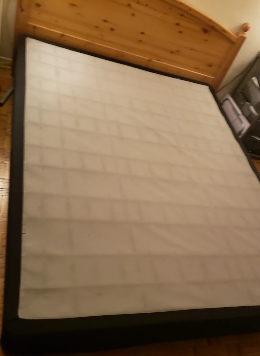 Double Size metal  bed frame without mattress.