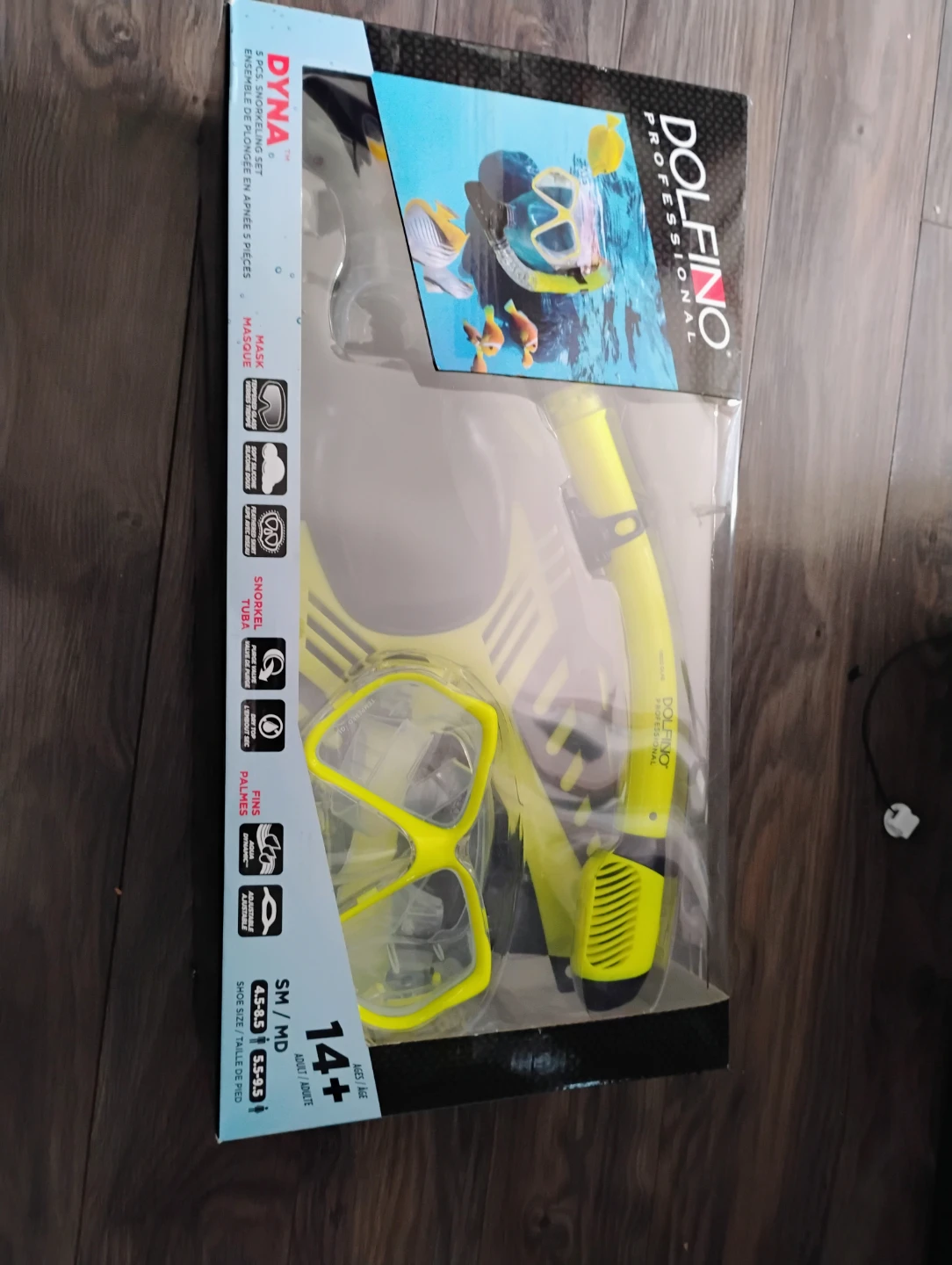 Dolfino Dyna 5-Piece Snorkeling Set