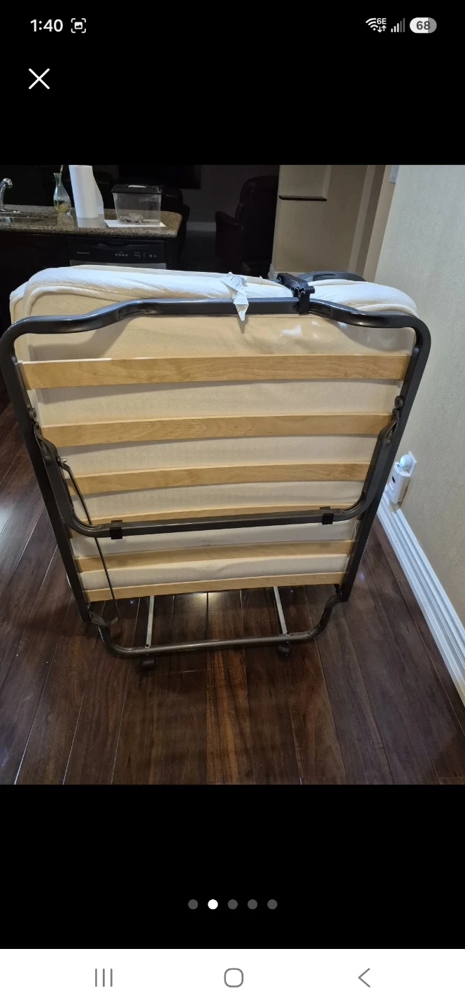 Folding Guest Bed with Mattress