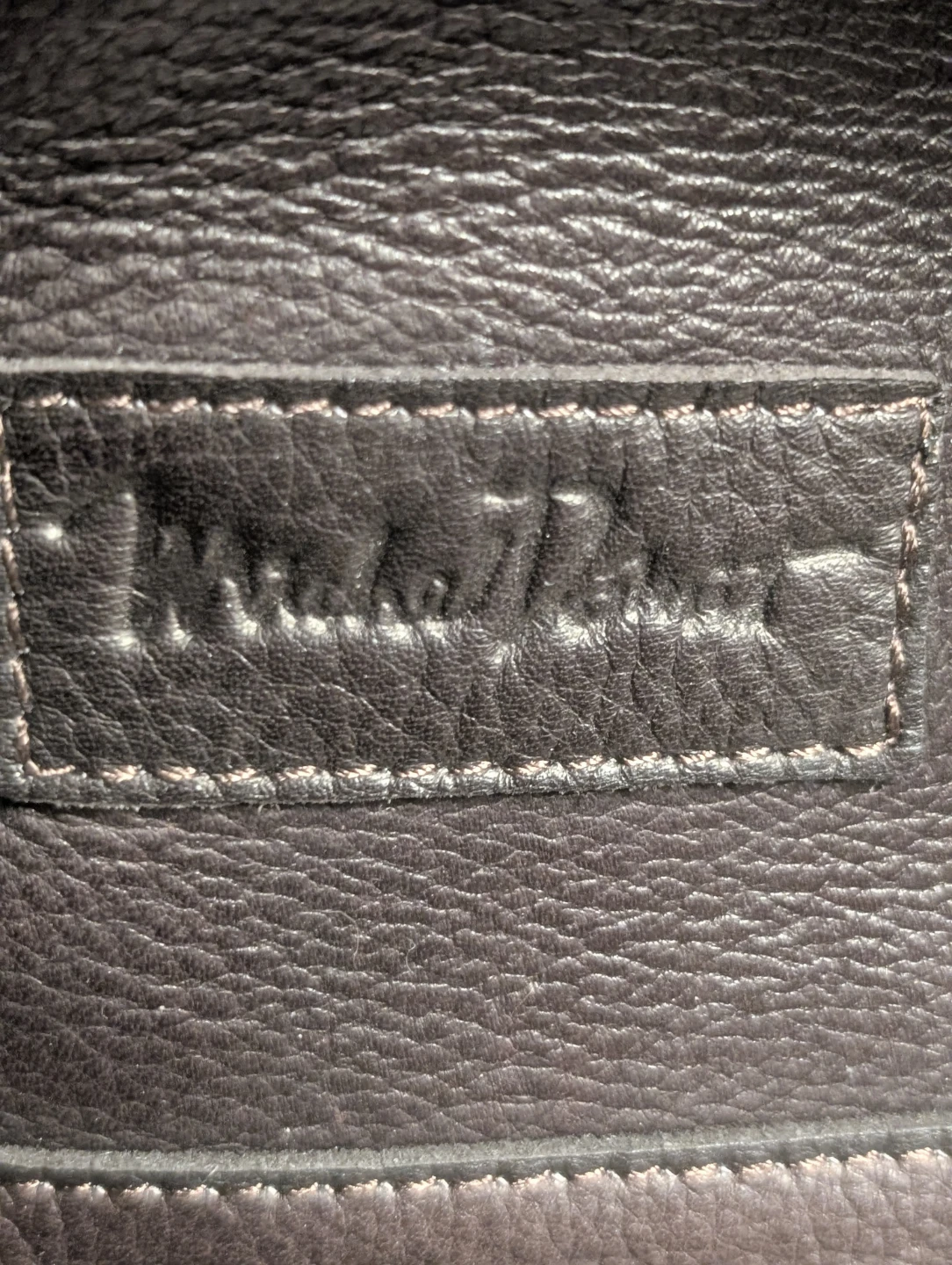 Black Leather Michael Kors Handbag - photo 2