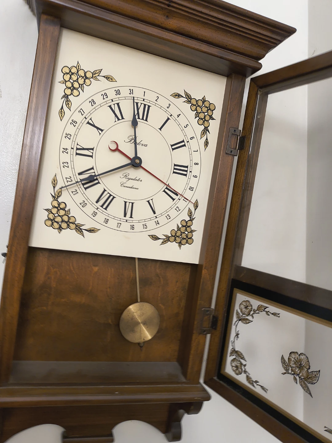 Bulova Regulator Canadiana Wall Clock - photo 2