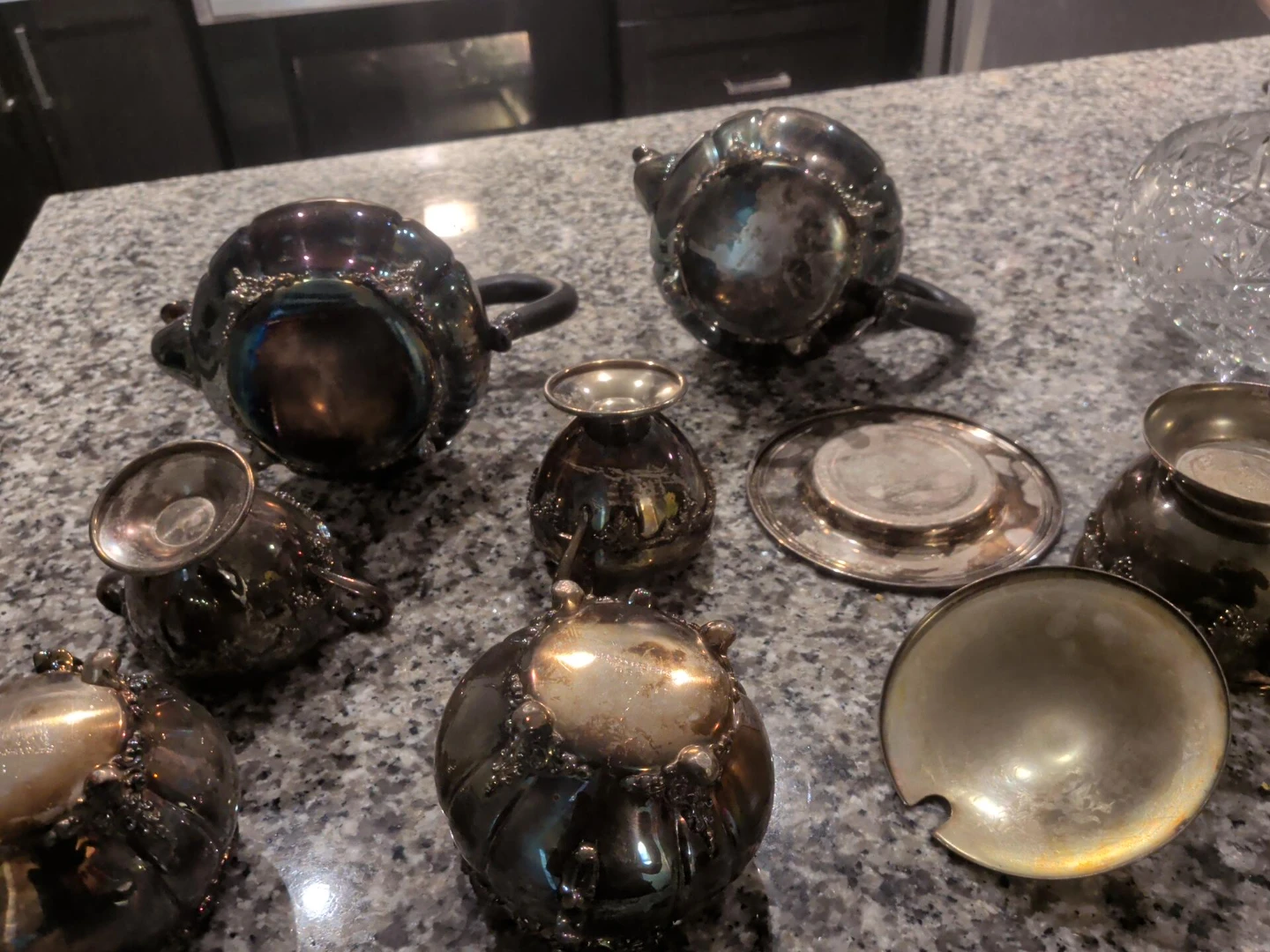 1847 Rogers Bros Silver Plated Tea Set - photo 3