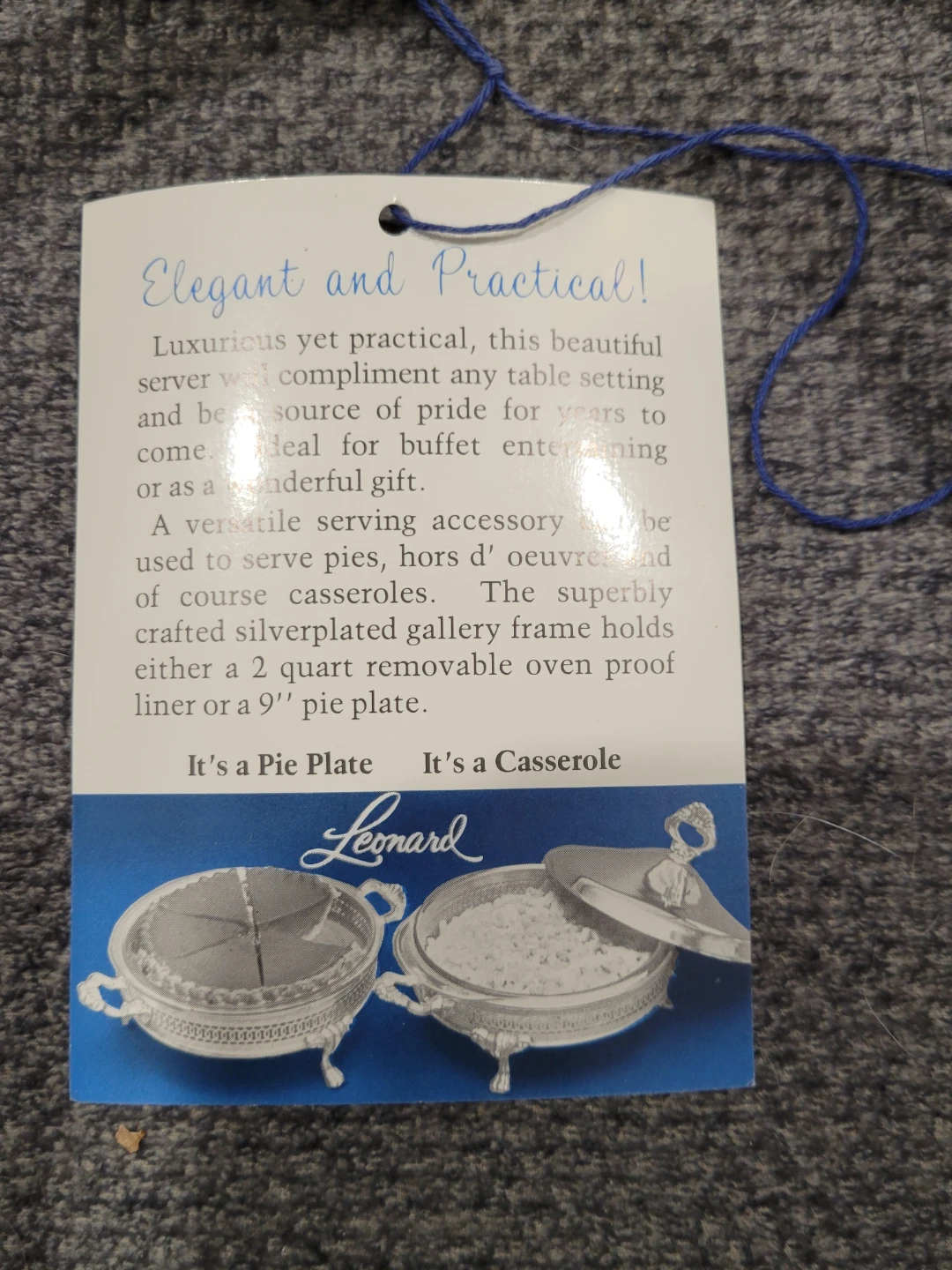 Silver serving dish with lid - photo 5