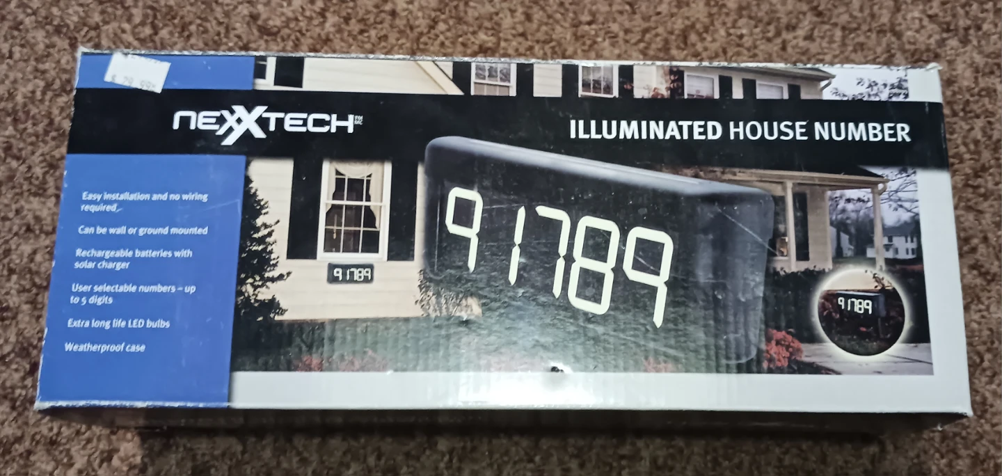 Nexxtach Illuminated House Number