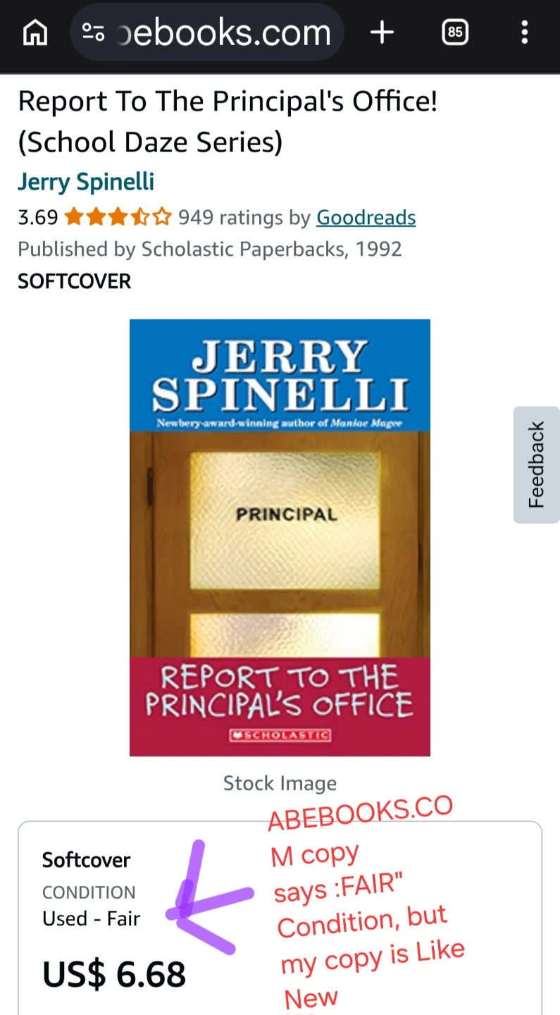 Report to the Principal's Office - book by Jerry Spinelli - photo 3