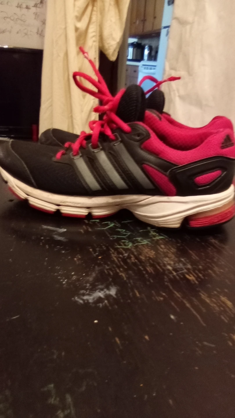 Adidas Running Shoes Black and Pink - photo 4