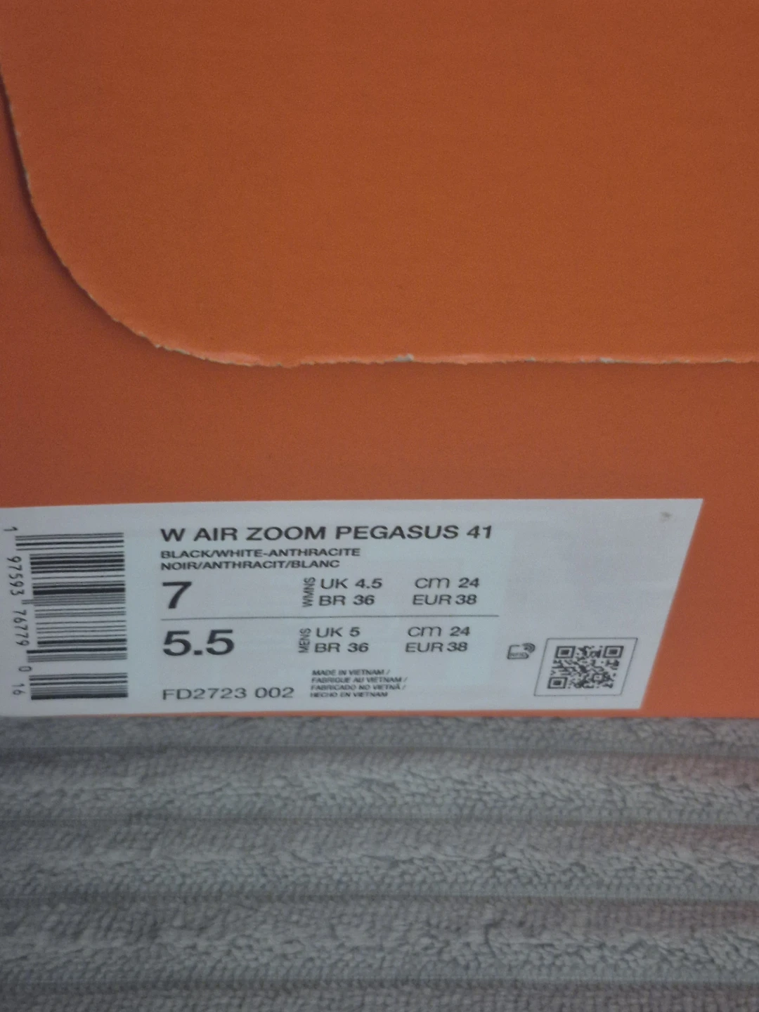 BNIB)Nike Size 7 Air Zoom Pegasus 41 Running Shoes - photo 5