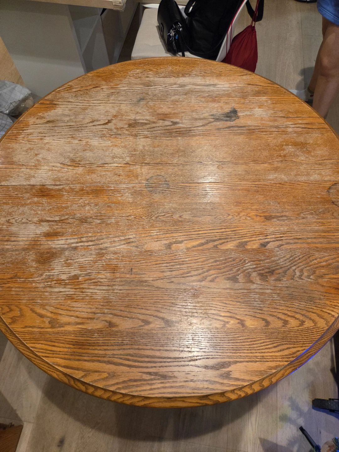Extendable Round Wooden Dining Table - photo 4