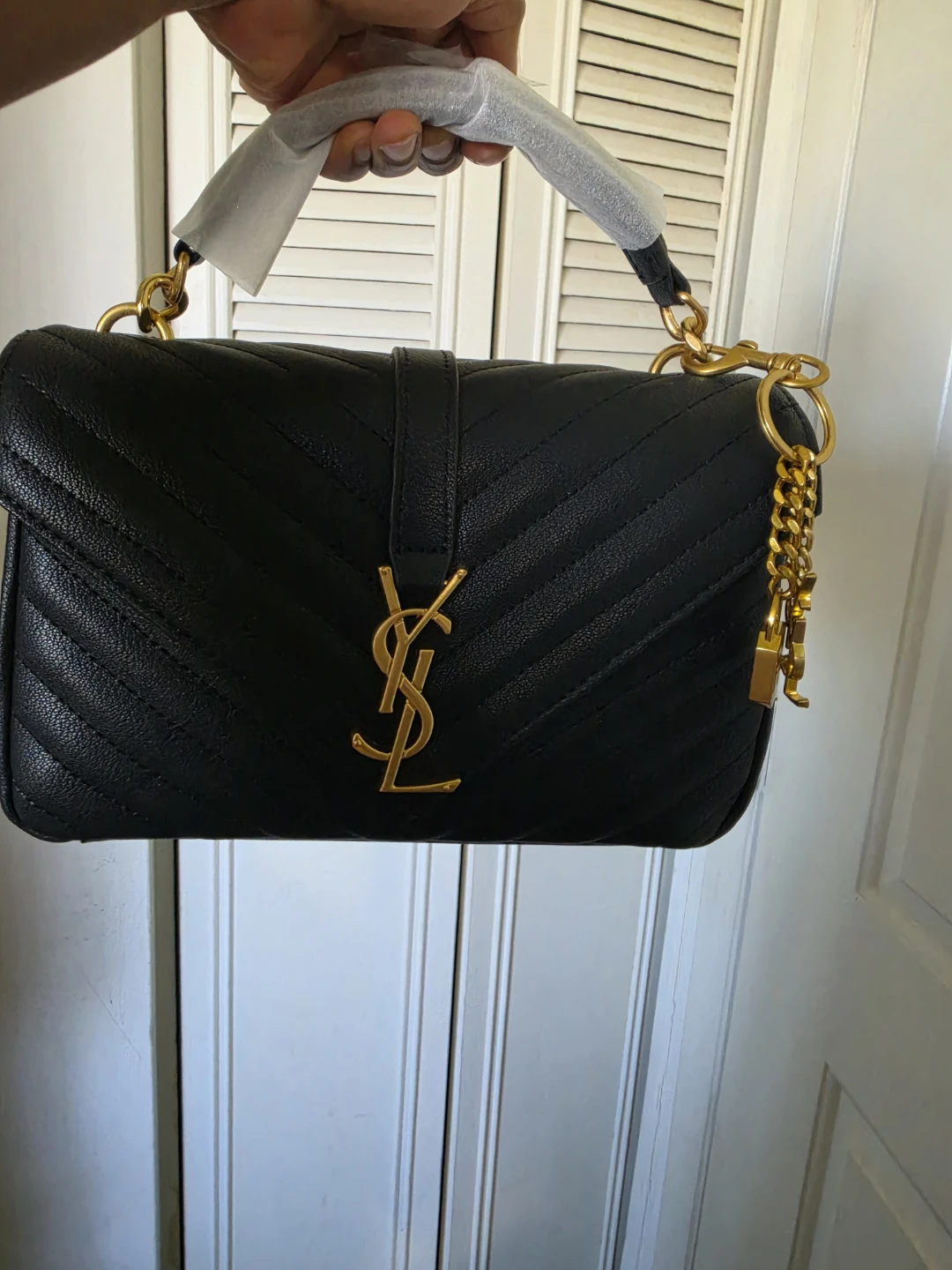 Saint Laurent College Medium Chain Bag
