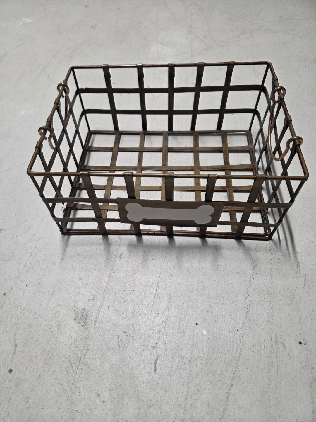 Metal wire storage basket - photo 2