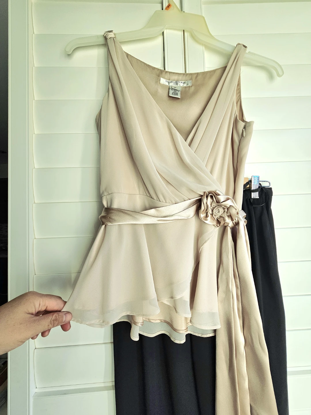 Evan-Picone Petite 2- Piece Sets Sleeveless Blouse & Pants