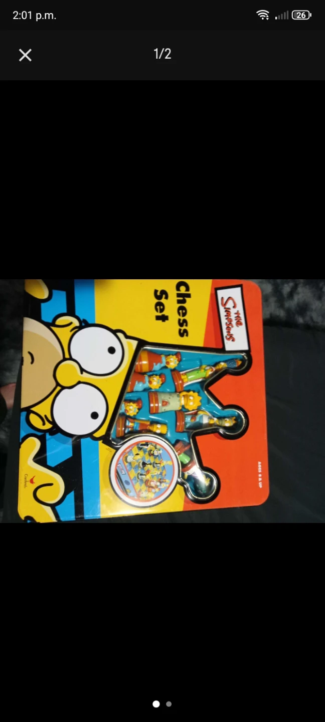 Simpsons chess set - photo 2