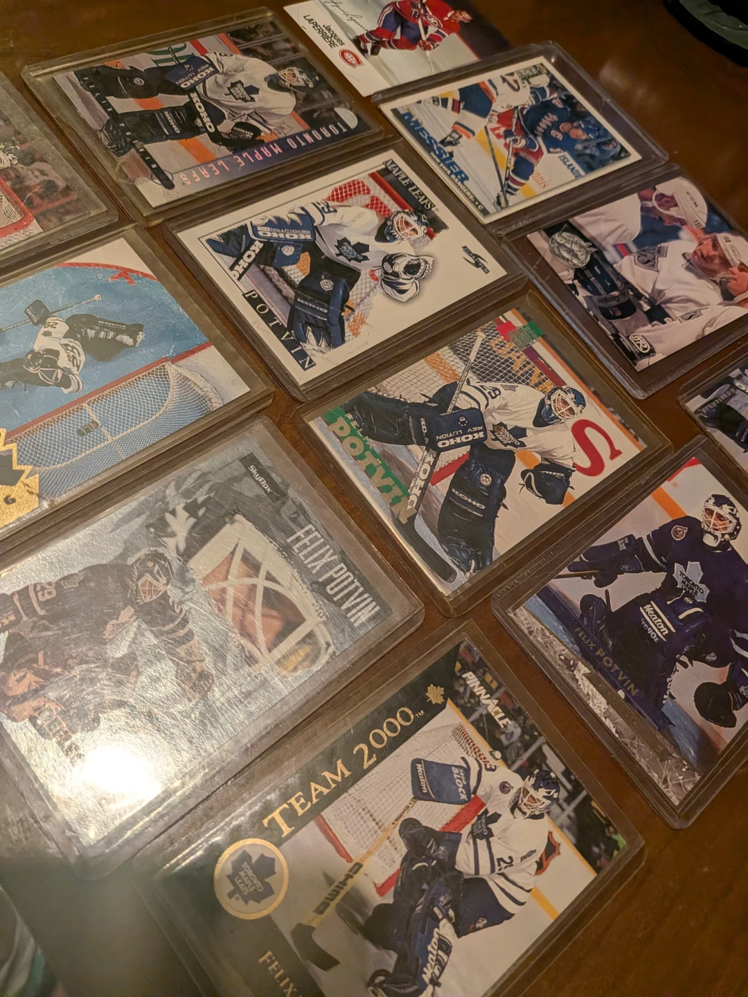 Collection of NHL Hockey Cards featuring Felix Potvin - photo 2
