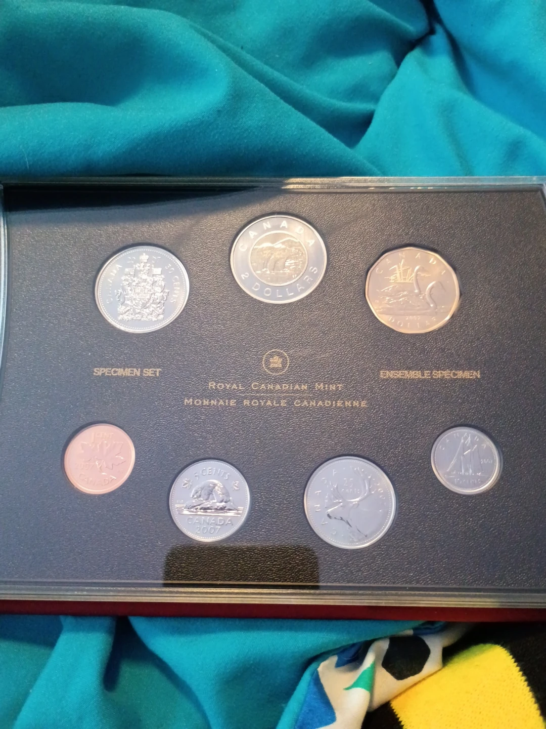 2007 specimen set Canadian cectables
