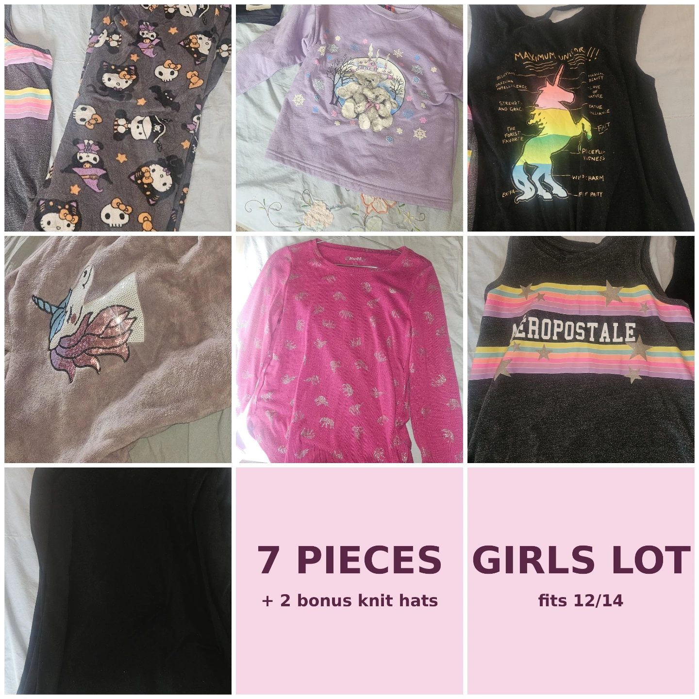 Girls Clothing Lot Size 12/14