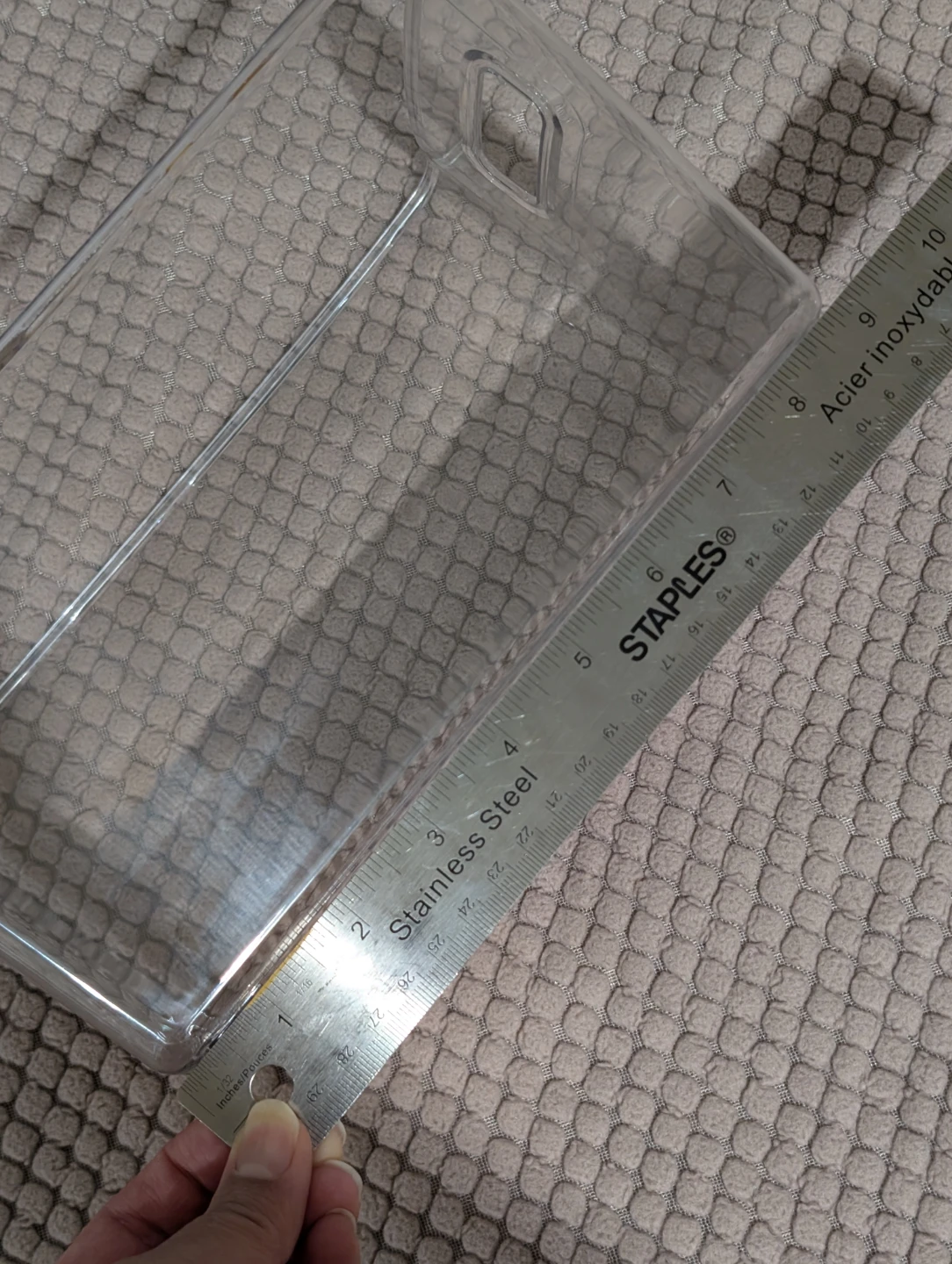 Clear plastic organizers (4 bins) - photo 2