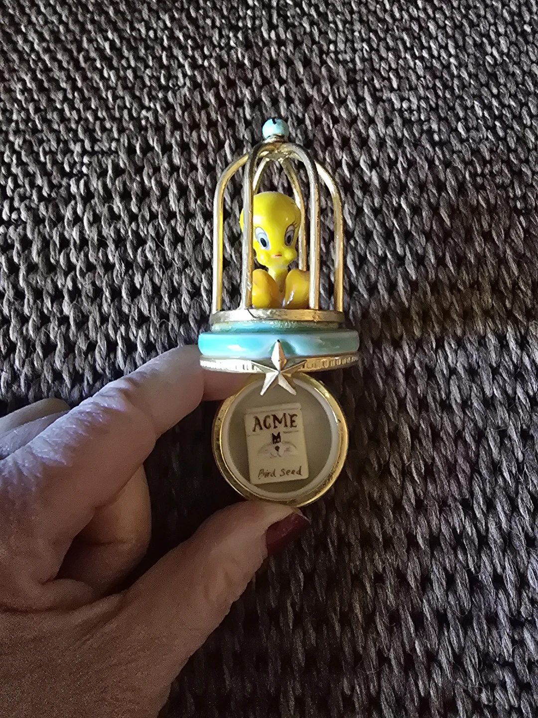 1995 Warner Bros Tweety Bird Limited Edition Trinket Box - photo 3