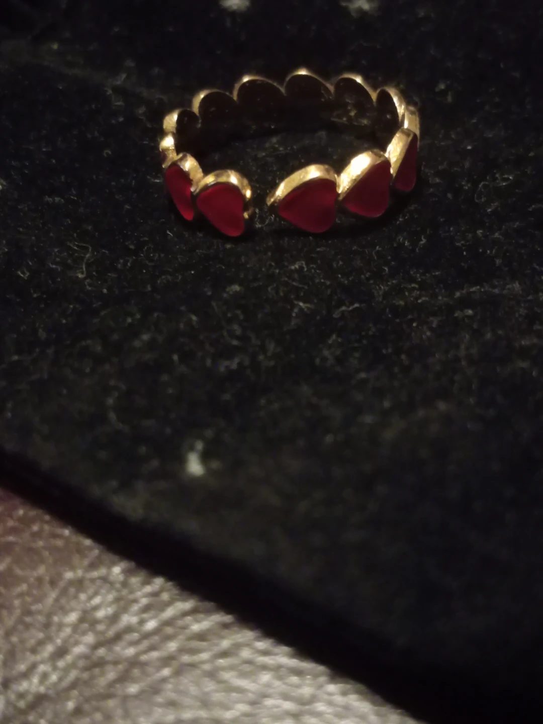Gold-tone Heart Ring - photo 2