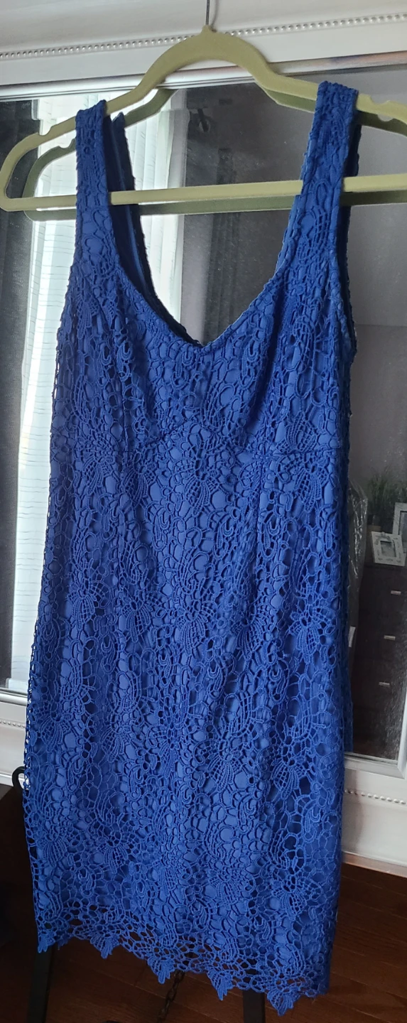 Guess Royal Blue Lace Dress