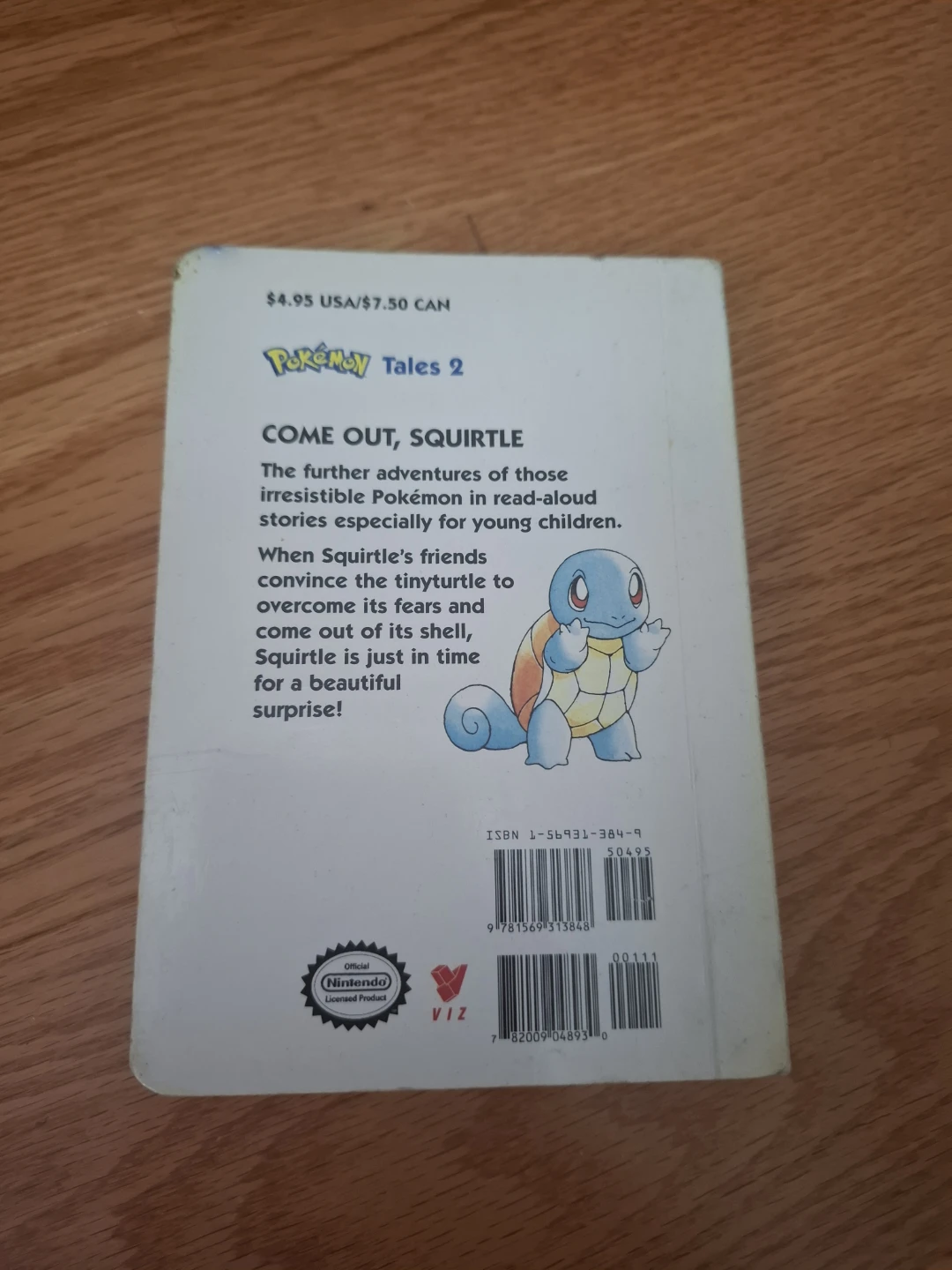 Pokemon Tales 2 Come Out, Squirtle Book - photo 3