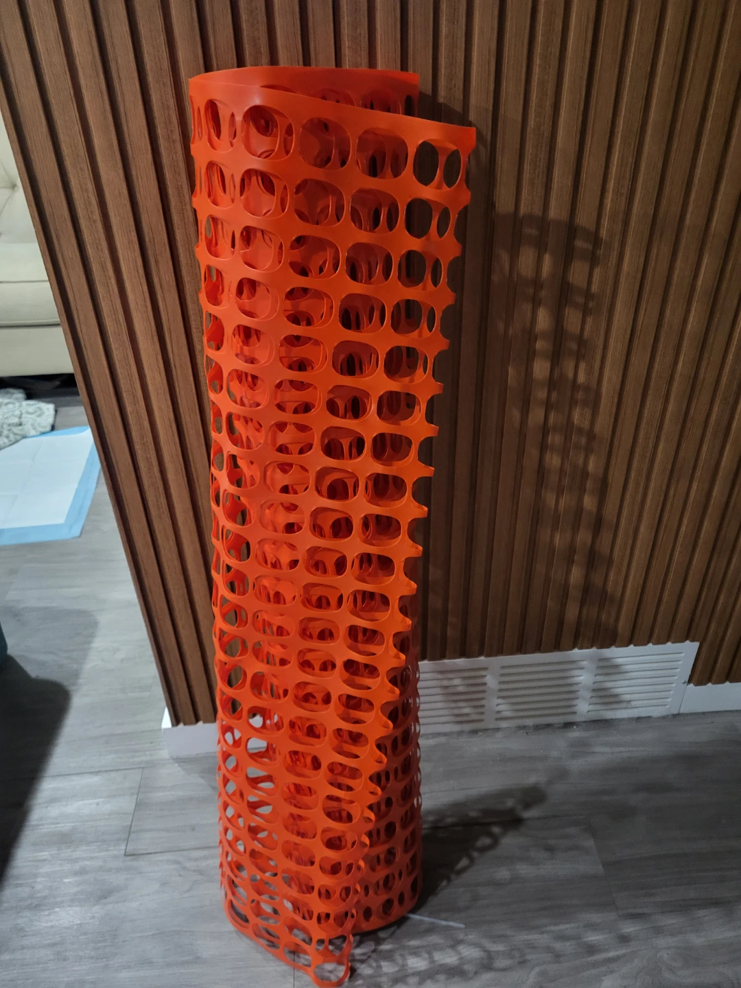 Orange Safety Barrier Fence
